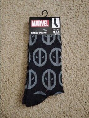 Marvel Deadpool Men's Crew Socks